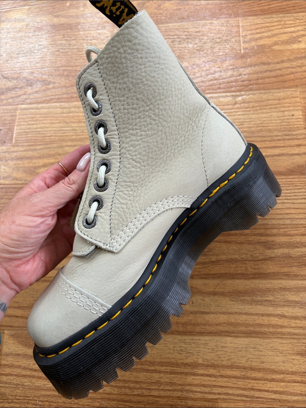 Dr. Martens Sinclair Boots in Mint - Picture 6 of 9